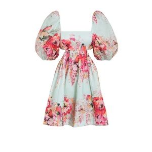 NWOT Zimmermann Mae Cut Out Mini Dress